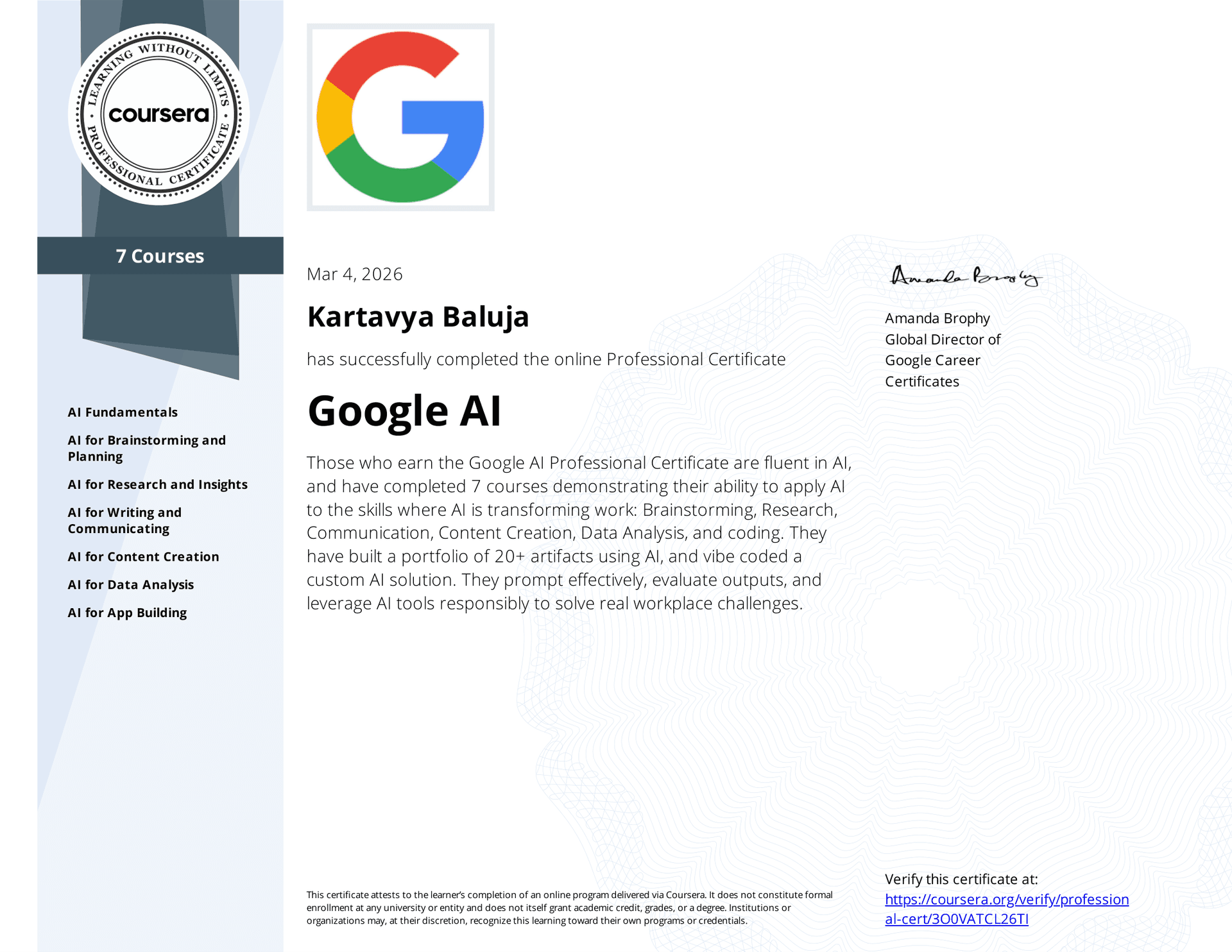Google AI Professional